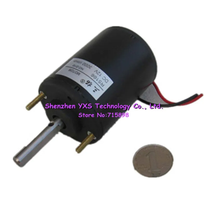 DHL Бесплатная DC 24V 1.5A 3000 RPM в минуту высокоскоростной мотор постоянного тока с