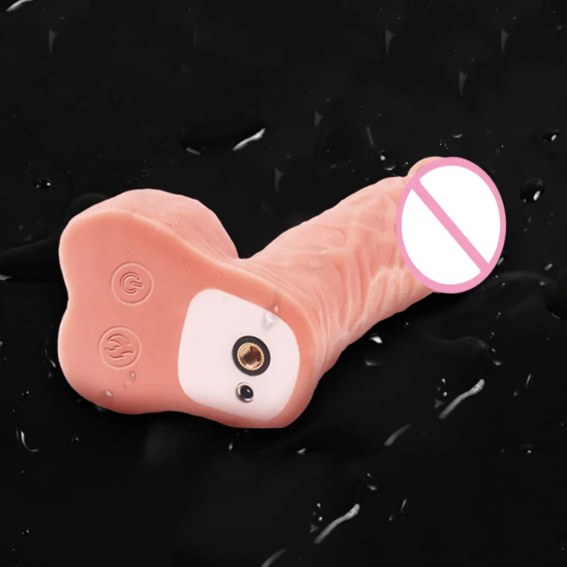 Удаленный Управление огромный Силиконовые Реалистичные фаллоимитаторы