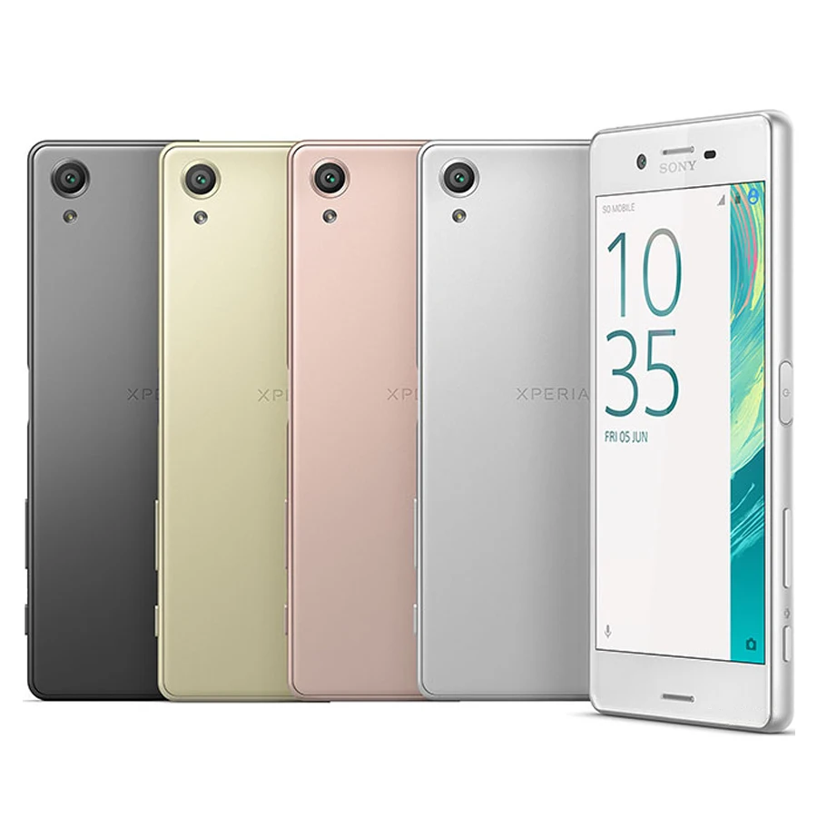 Разблокированный мобильный телефон sony Xperia X F5121, 3 Гб ОЗУ, 32 Гб ПЗУ, 5,0 дюймов, Android, шестиядерный процессор, камера 23 МП, одна Sim, 1080 P, Wi-Fi