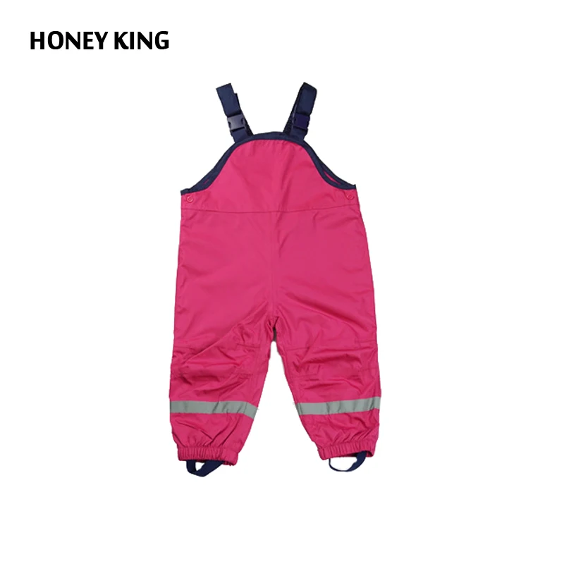 HONEYKING/непромокаемые теплые штаны для маленьких девочек комбинезоны осень весна