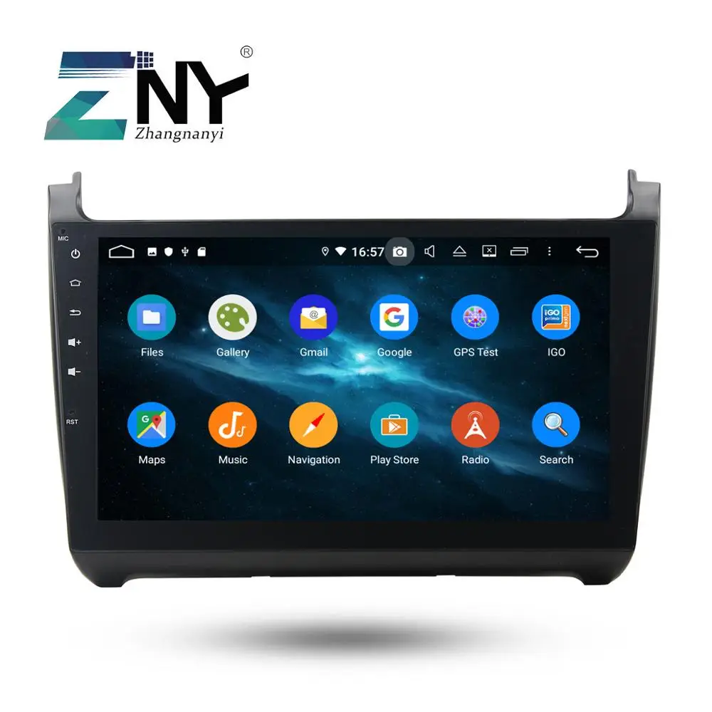 10 1 &quotips Android 9 0 Автомобильная Радио 2 Din Мультимедиа gps для VW POLO 2012 2018 Аудио Видео FM