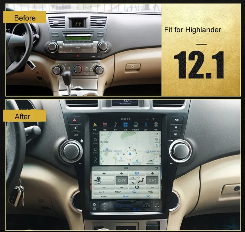 Otojeta вертикальный 12," четырехъядерный Android 6,0 2gb ram автомобильный DVD gps navi Радио для Ford Edge Средняя/низкая версия Авто Стерео