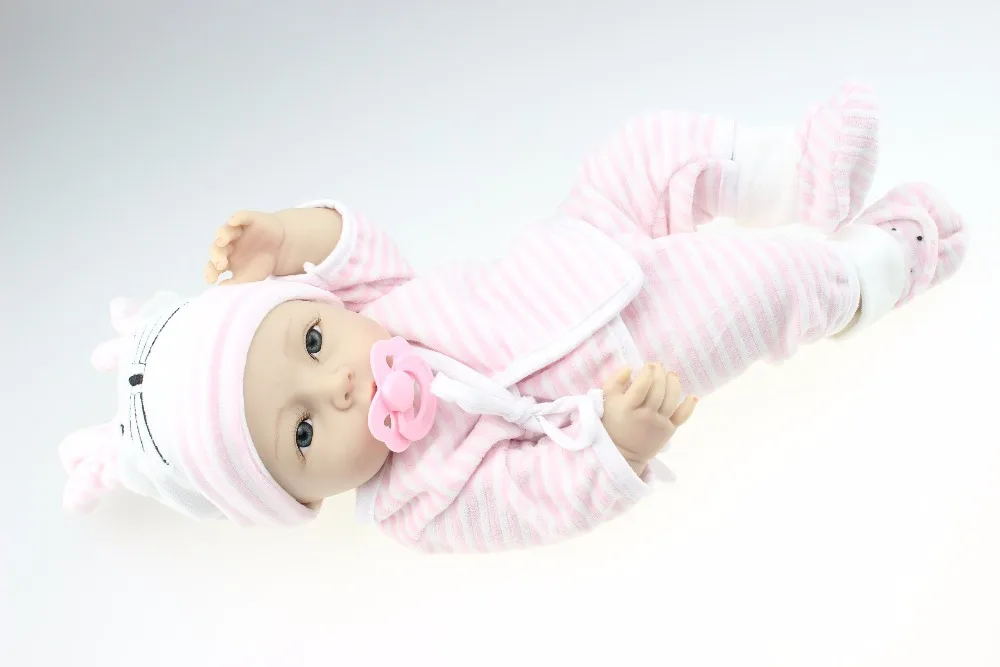 Бесплатная доставка полностью силиконовая виниловая живая кукла Реалистичная