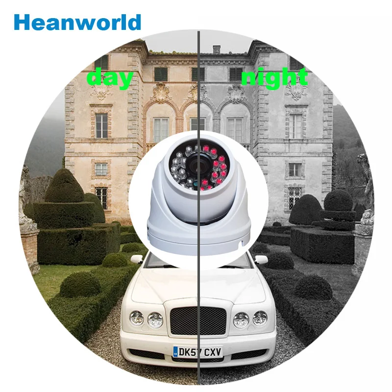 Heanworld Бесплатная доставка sony 1300TVL цветной CMOS датчик металлическая камера с