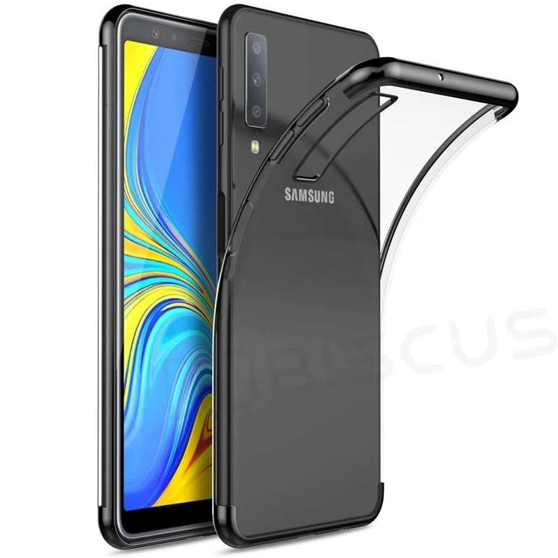 Для samsung A7 6,0 ультра-тонкий ТПУ Капа силиконовый мягкий чехол для samsung Galaxy A7 оболочка Крышка SM-A750F/DS A730F A 7