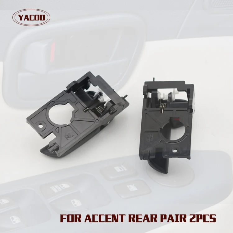 1 пара ручка задней межкомнатной двери для HYUNDAI ACCENT 2007 2011 2008 2009 2010 2011|interior door handle|door