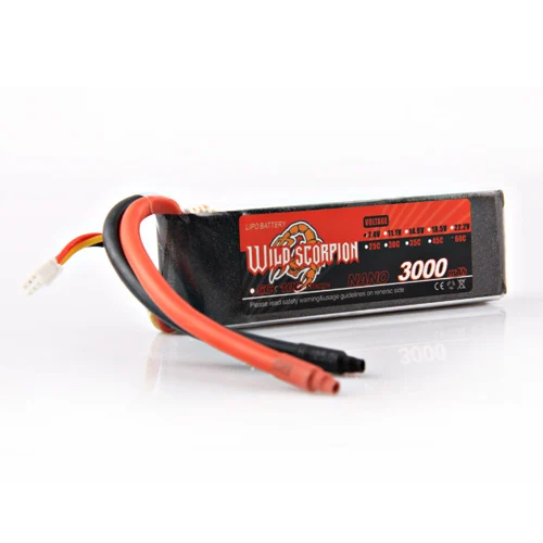 1 шт. Lipo батарея Wild scorpion RC 7 4 в 3000 мАч 60C lipo AKKU для радиоуправляемого квадрокоптера