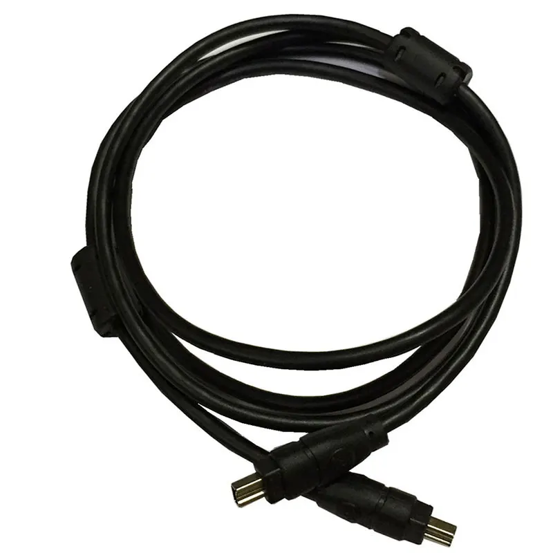 Черный IEEE 1394 Firewire 400 to кабель 4 Pin/4 Pin Male/Male 6 FT|Компьютерные кабели и разъемы| |