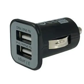 10 pieces/lot Portable Micro Auto Universal Dual 2 Port USB Car Charger mini car charger adapter for moblie phone |