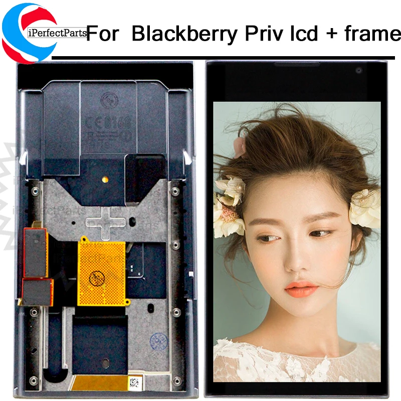 5 4 &quotдля BlackBerry Priv ЖК-дисплей с рамкой Сенсорная панель экран дигитайзер в сборе