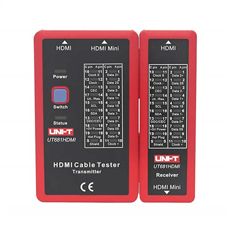 UT681L RJ45/RJ11 Тестер кабеля HDMI/сетевой кабель/телефонная линия/HDMI/MINI HDMI HD Кабельный