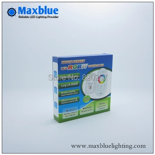 2 4G RF сенсорный Экран RGBW контроллер для RGB + белый 4 канала светодиодные лампы SMD