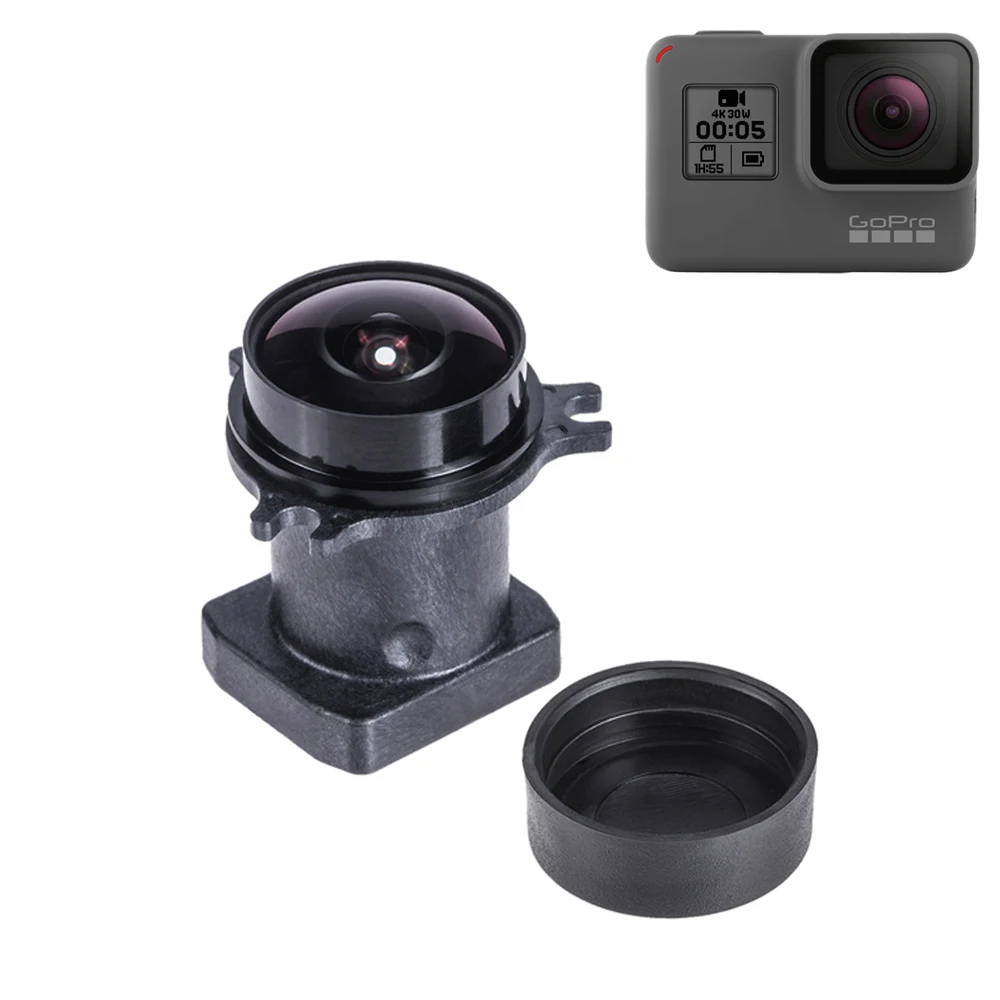 Go Pro Hero 5 6 объектив 170 градусов широкоугольный объектив Замена объектива для Gopro Hero 5 Hero 6 Go Pro Hero 7 черная Экшн-камера