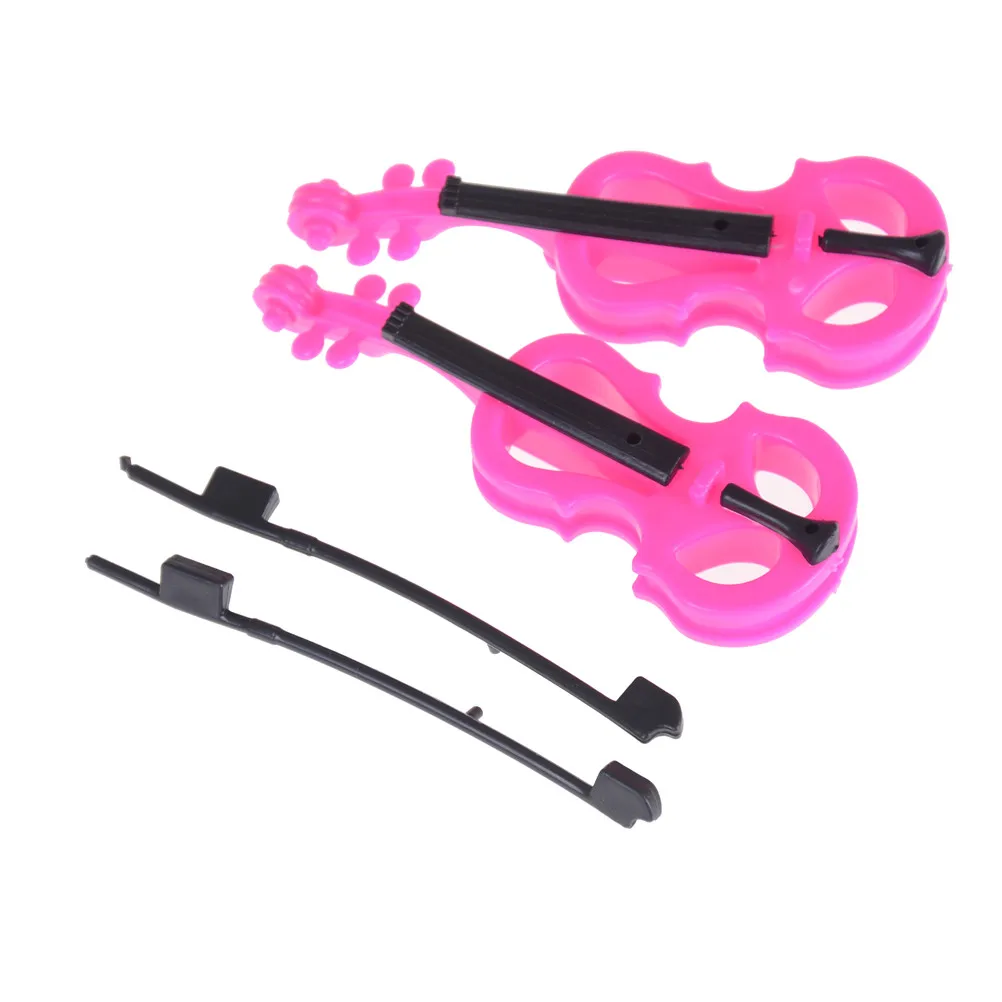 2 шт. Пластик скрипки детская игрушка игровой домик для куклы Барби дом мечты Monster