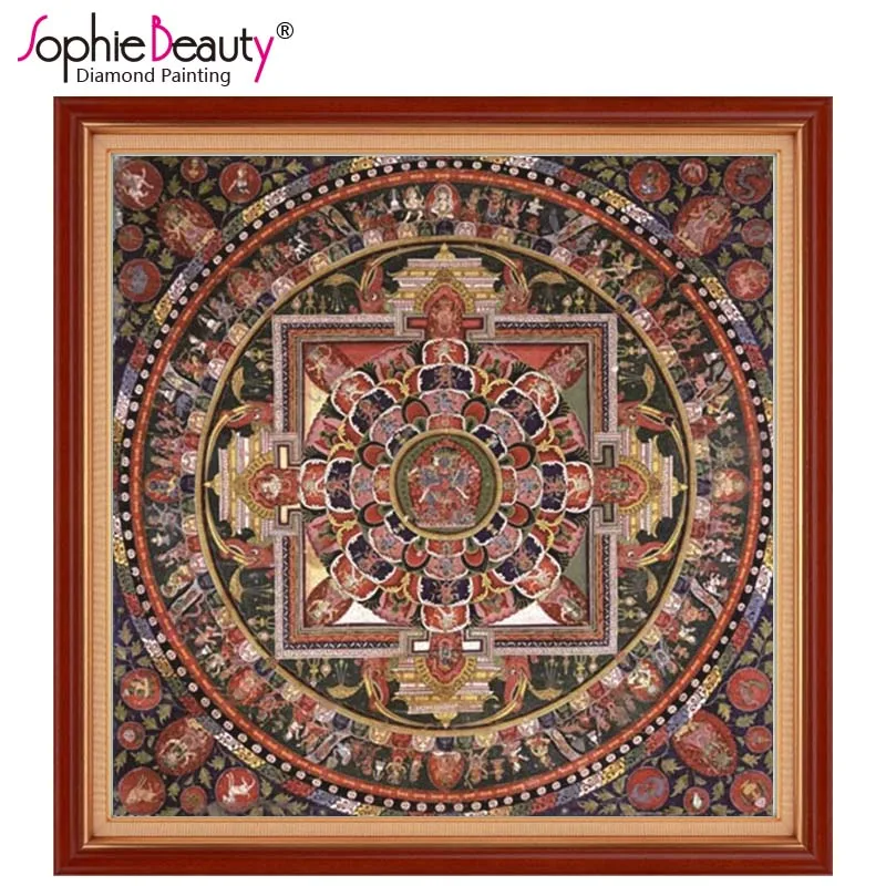 2018 Sophie Beauty Алмазная картина вышитая крестом ручная работа вышивка Мандала