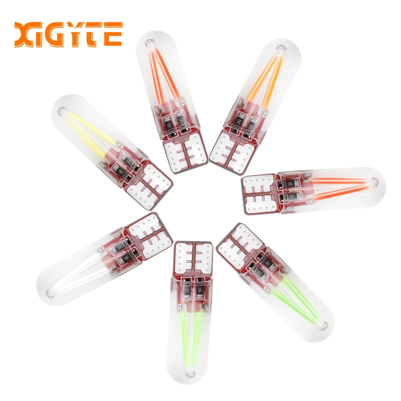 Новые W5W led T10 cob стекло автомобиля светильник со светодиодными нитями на авто автомобилей Чтение купольная лампа DRL стайлинга автомобилей 12В аксессуары