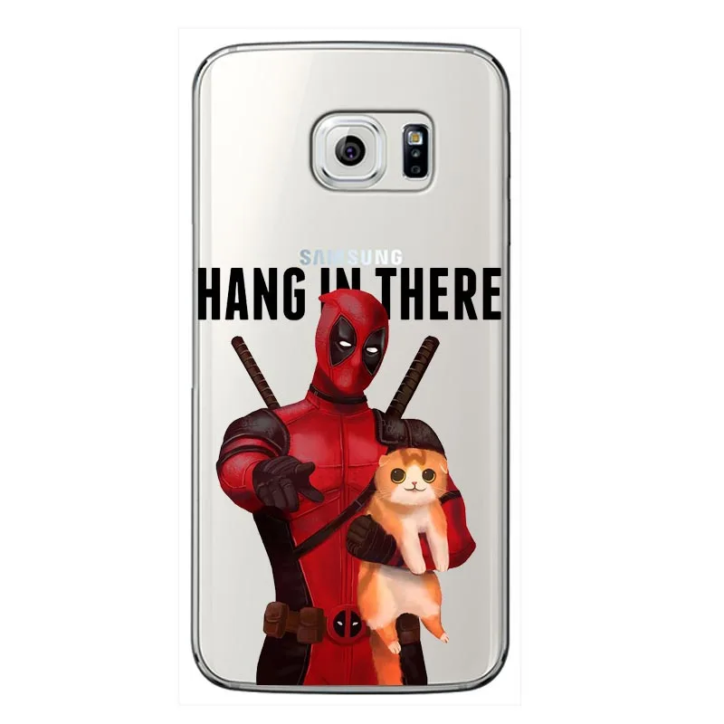 Суперклассный Мягкий силиконовый чехол для телефона Marvel Deadpool Super Hero Samsung Galaxy A30 A50