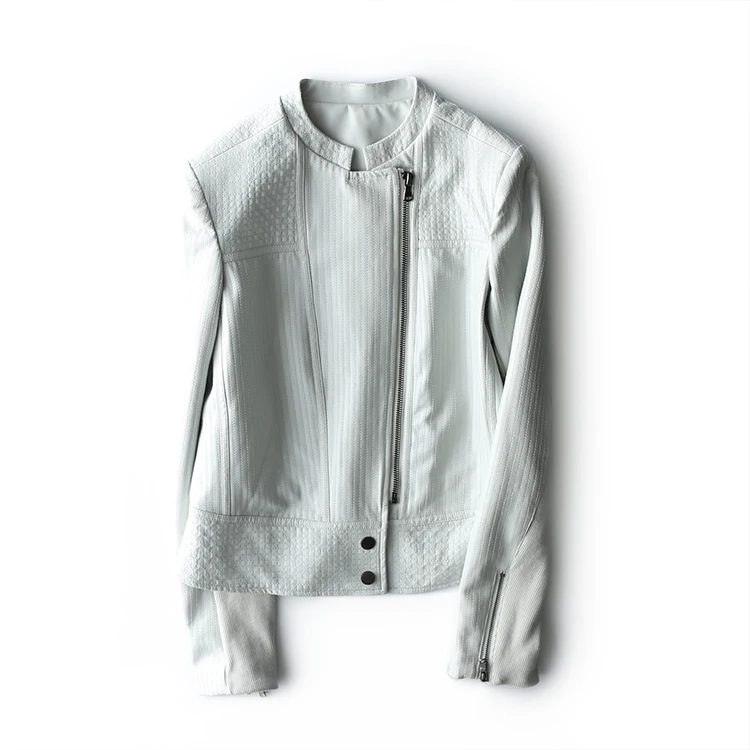 Для женщин красивый на молнии PU Короткая куртка зима 2017 искусственная кожа |