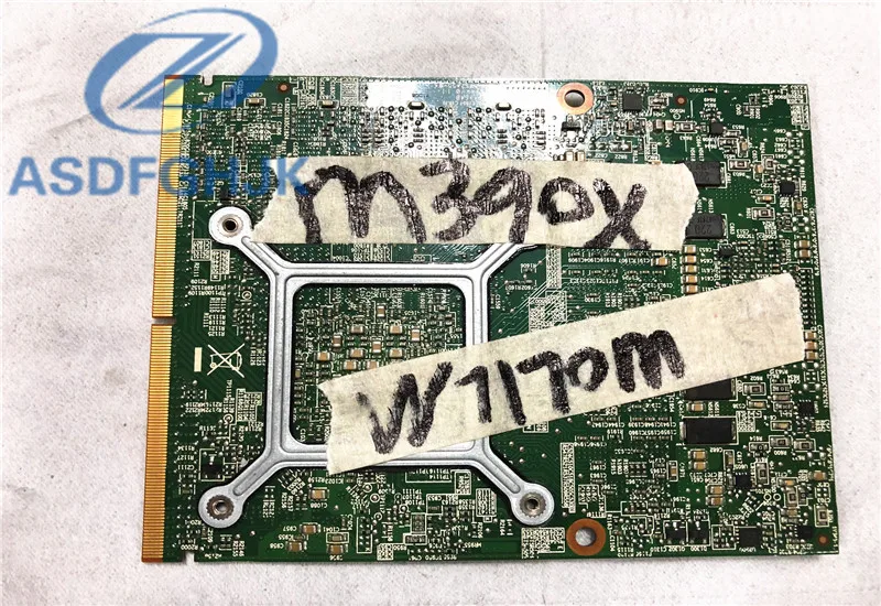 Оригинальная видеокарта 109 C95847 00D 02 для AMD ноутбука FirePro w7170m M390X 4 Гб 5 whcd GPU 100% ТЕСТ