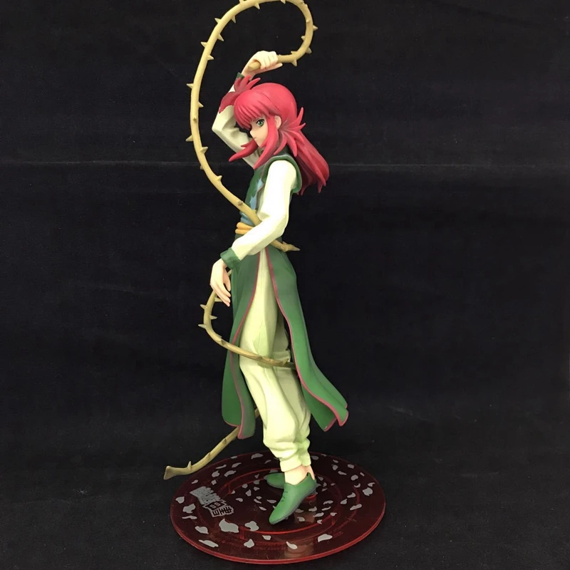 Аниме Yu yu Hakusho фигурка Коллекция Модель Kurama с розой Whip 1/8 Масштаб для маленьких