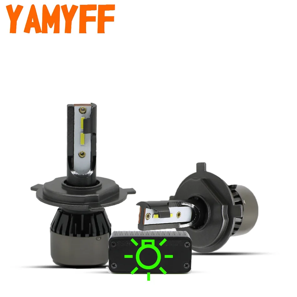 Автомобисветильник светодиодные фары YAMYFF Canbus H7 H4 светодиодный H1 H11 H8 H9 6000 К лм 12 В |