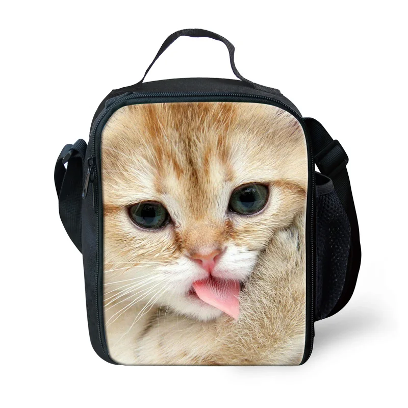 FORUDESIGNS/Щенка Мопса Cat изолированные обед Сумочка для ланча Женская Термальность