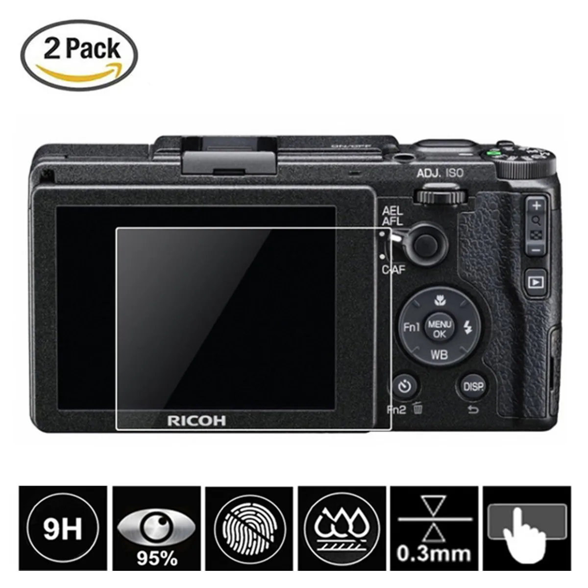 2 предмета закаленное Стекло Экран протектор для Ricoh GR GR2 гр Mark II CX6 CX5 CX4 CX3 CX2 CX1 гр цифровой IV III