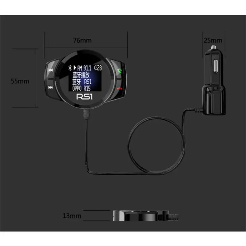 Универсальный Bluetooth Hands Free автомобильный fm передатчик стерео Авто MP3 плеер аудио