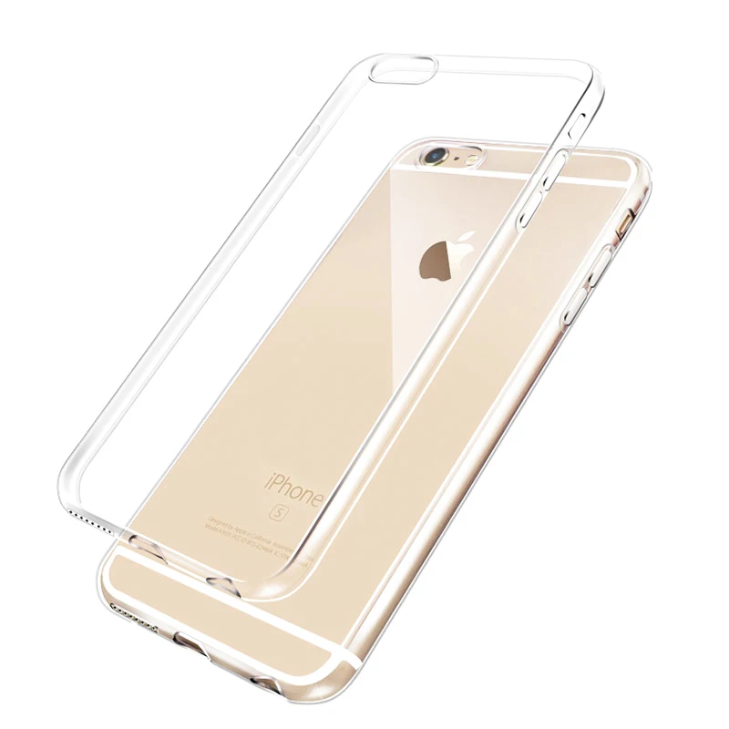 SUPTEC чехол для телефона iPhone Xs MAX XR X 8 7 6s 6 plus SE 5s 5 4s 4 прозрачный силиконовый