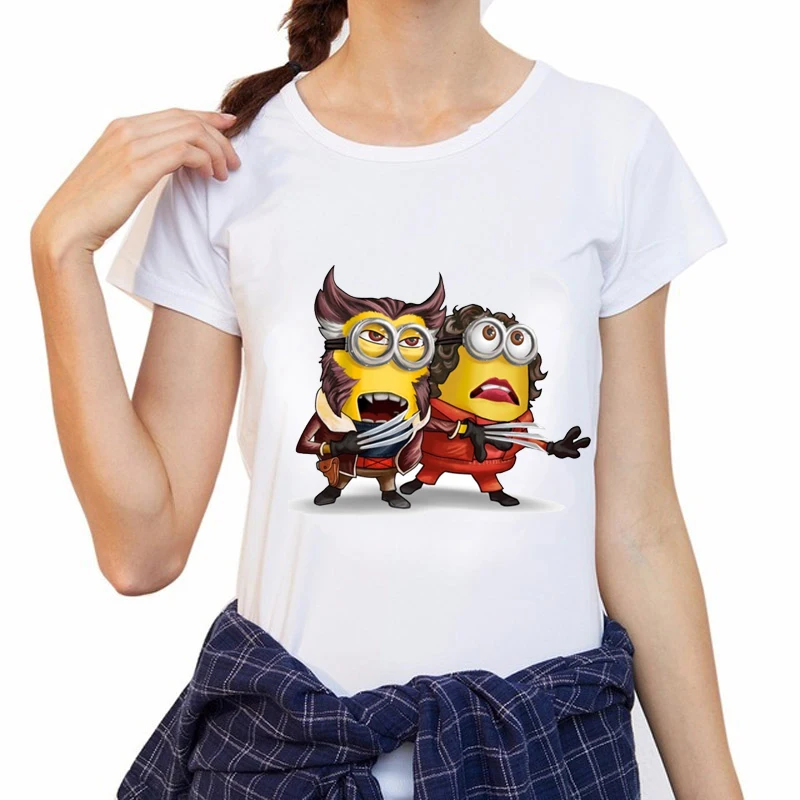 Женская футболка с коротким рукавом Kawaii круглым вырезом блузка забавным