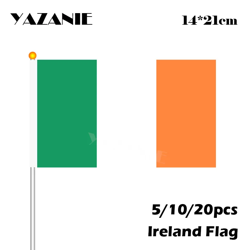 5/10/20 шт. Флаг Ирландии 14 х21 см|ireland flag|national flagflag ireland |