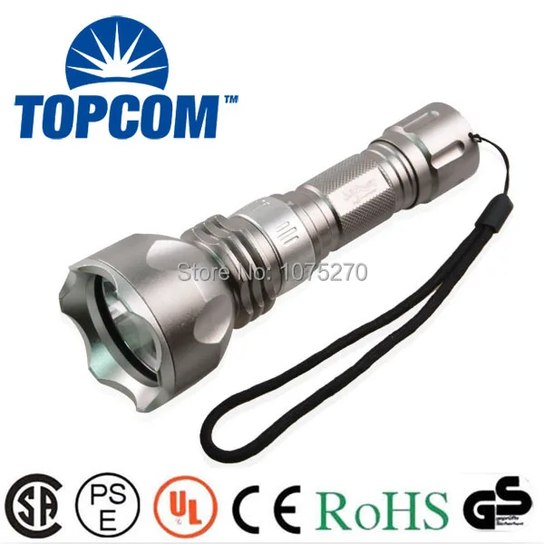 

TopCom IP68 XML T6 Waterproof Bright Torch for DivingT6 LED Underwater Flashlight