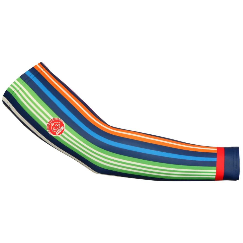 Новинка 2016 г. женские велосипедные нарукавники JIASHUO Team Colors lines pro рукава для