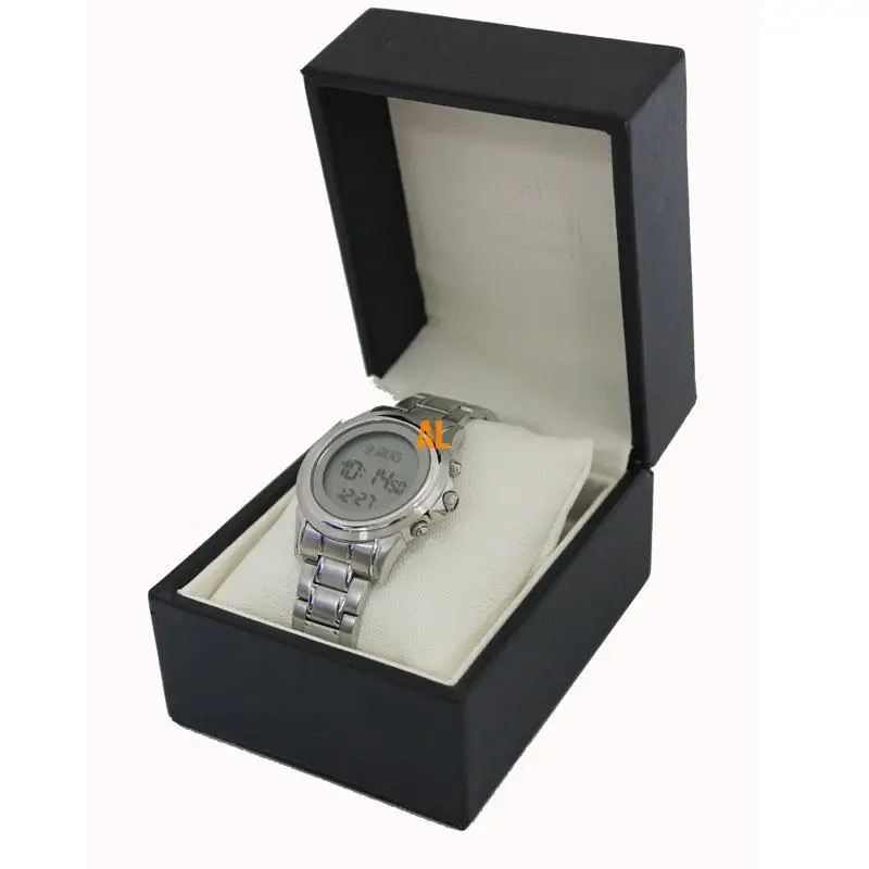

Azan Watch Islamic Qibla Watch With Prayer Compass Muslim Watch Best Gifts, Sliver 1pc