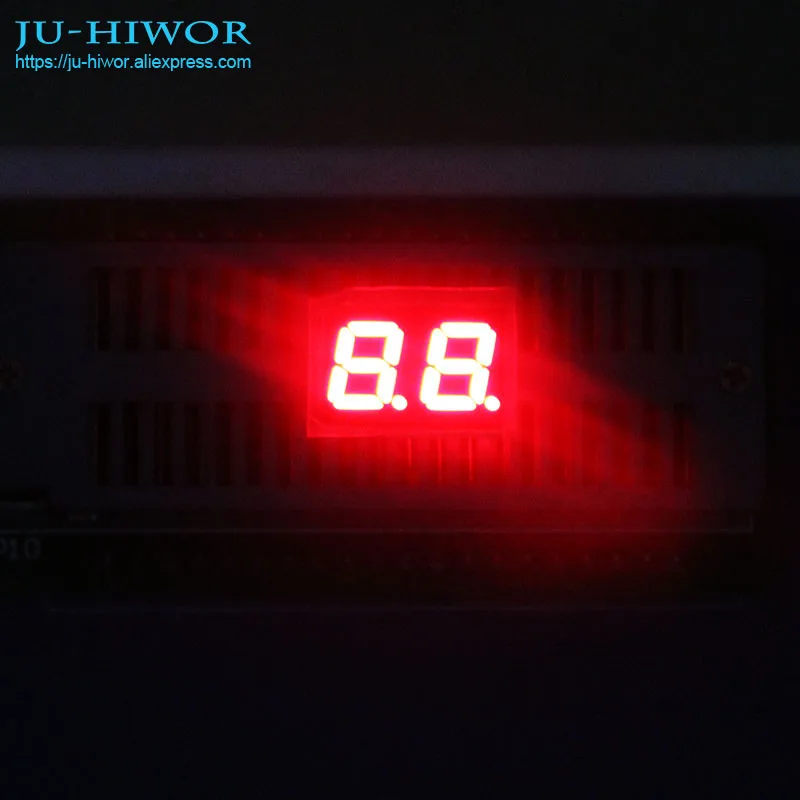 10 шт./лот) 10 штифтов 2821BR 0,28 дюймов 2 знака после запятой биты 7-сегментный красный светодиодный Дисплей общий анод цифровой Дисплей Pin2 5 общий pin-код