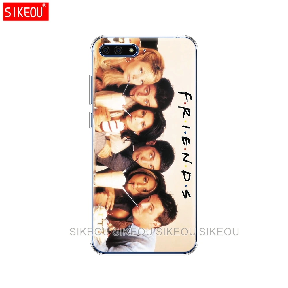 Силиконовый чехол для телефона Huawei Honor 7A PRO 7C Y5 Y6 Y7 Y9 2017 2018 Prime friends tv smelly cat|Бамперы| |