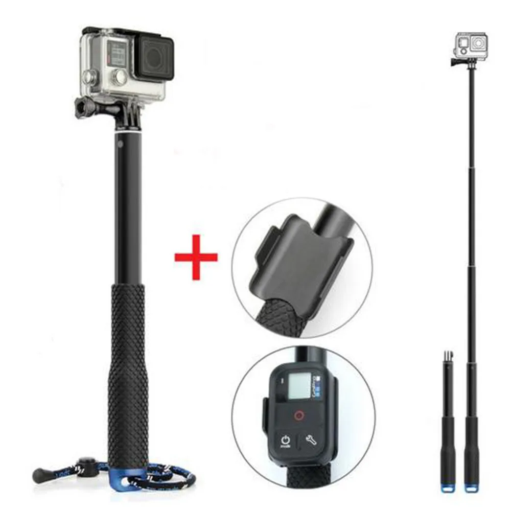 Для GoPro выдвижной ручной POV Pole Телескопический штатив монопод с Wifi дистанционным