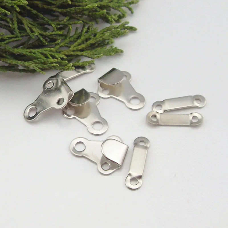 Оптовая продажа 100 компл./лот 2 части 8011A брюки юбки крючков металлическая латунь