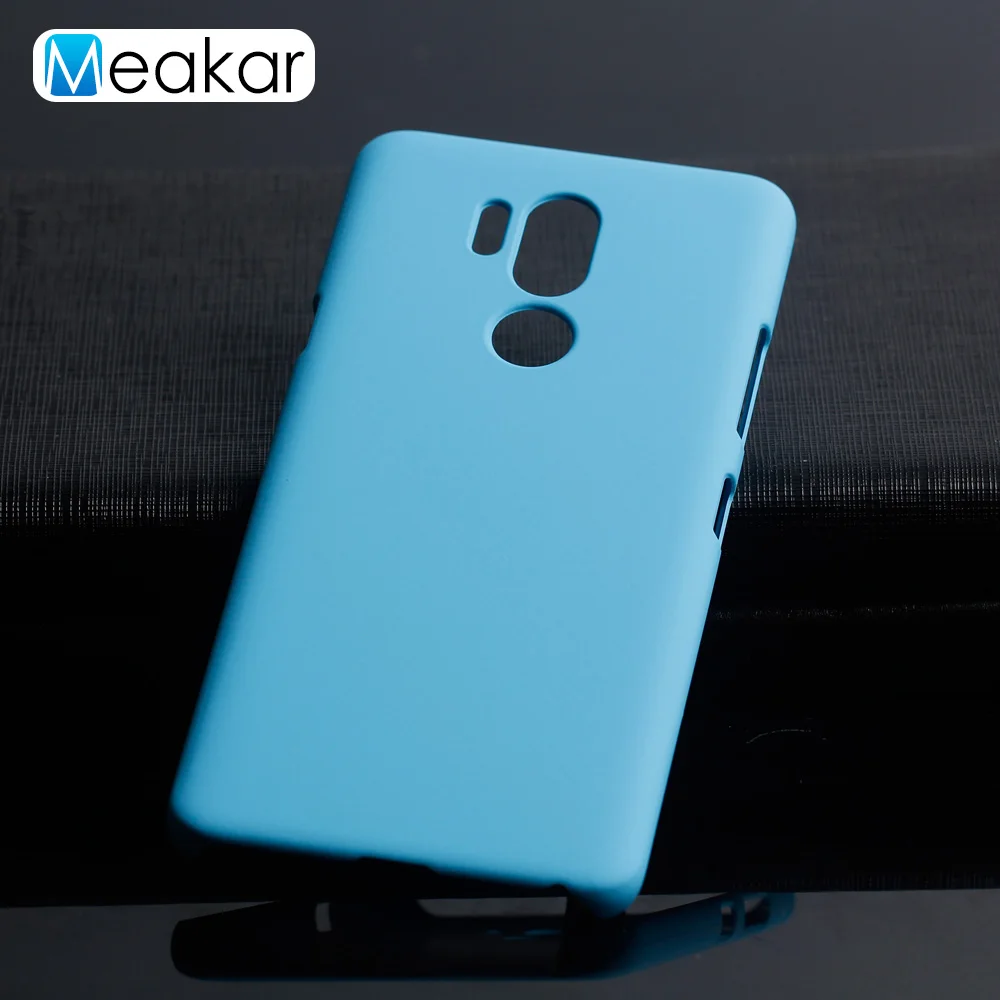 Матовая Пластик Coque 6.1For Lg G7 чехол для Lg G7 Thinq один подходит для мобильного телефона чехол-лента на заднюю панель - Цвет: Sky Blue