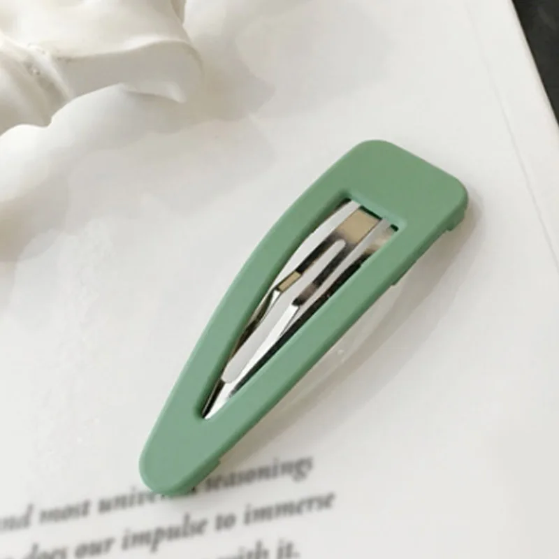Green small Новое поступление уникальные вечерние высококачественные гипоаллергенные 1 шт. горячая Распродажа маленькие подарки свадебные BB заколки для волос яркие цвета большой скраб - Цвет: Green small