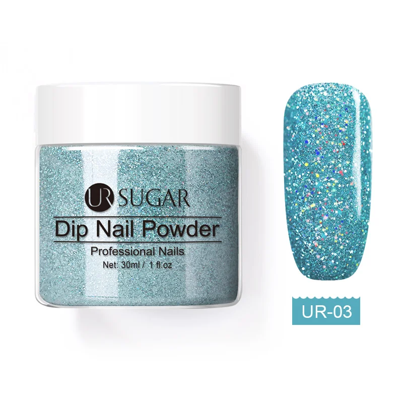 3 Ur Sugar голографическая пудра для ногтей, лазерный блеск для ногтей, натуральный сухой без лампы, летний пигмент, сделай сам, гель для украшения ногтей - Цвет: 3