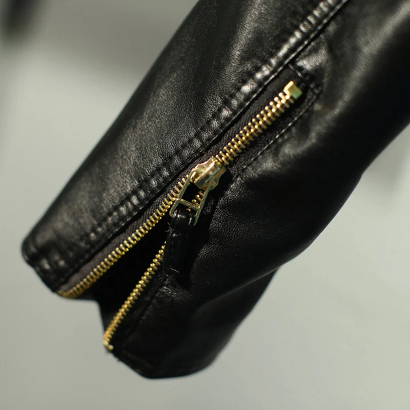 Женская куртка из искусственной кожи новинка весны 2018 модная повседневная