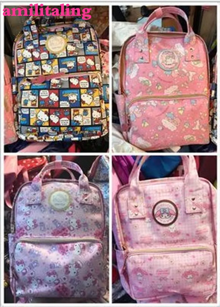 Новинка милый рюкзак Hello Kitty школьные сумки кошелек сумка сумка|Школьные ранцы| |