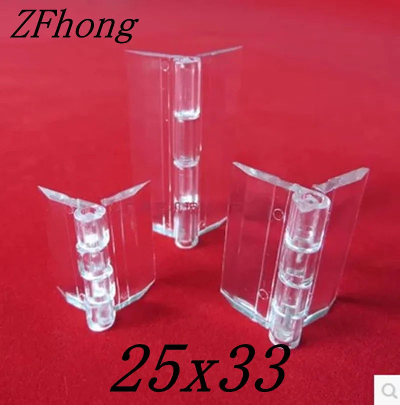 

100PCS 25x33mm Acrylic Hinge , perspex Transparent Hinge , Plexiglass Hinge , organic glass hinge 25x33mm ,furniture accessory