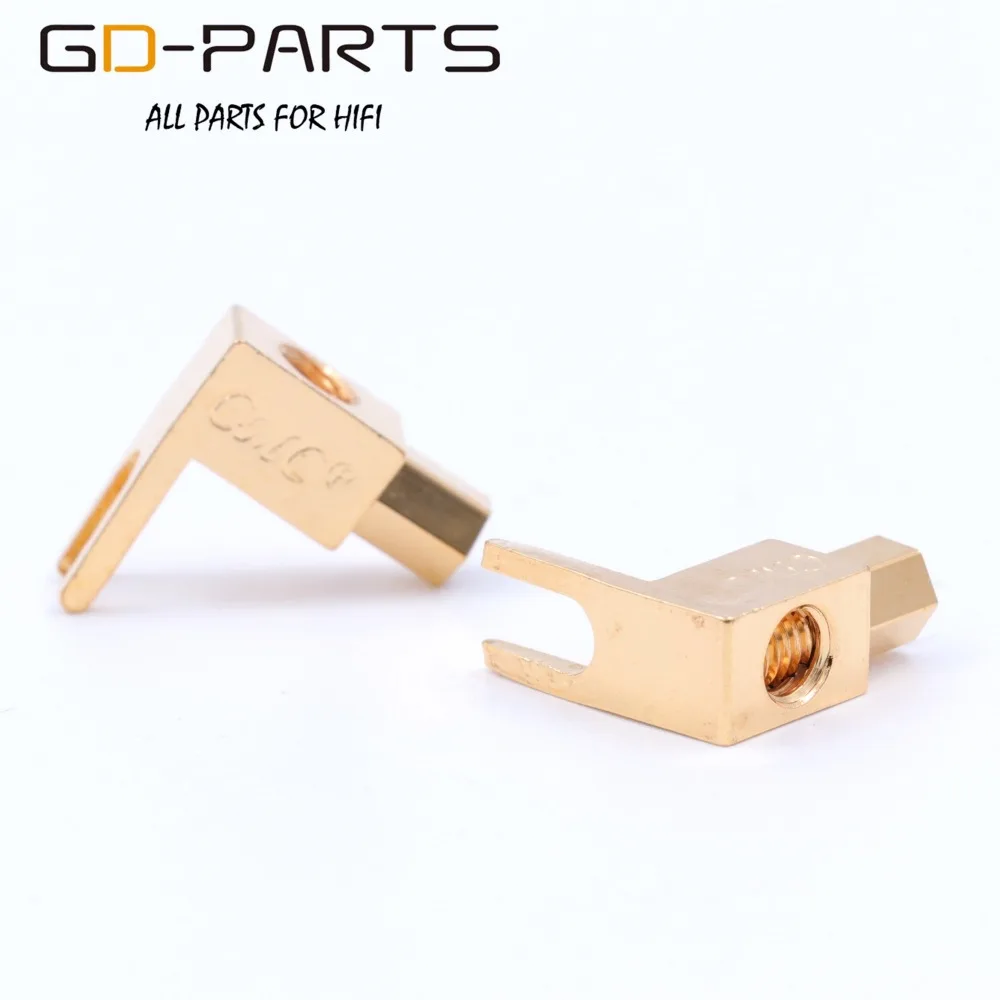 2 шт. латунный банановый соединитель для Hi Fi звука|amplifier for speakers|hifi connectorgold amplifier |