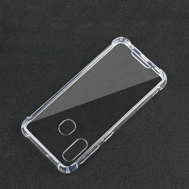 50PCS/LOT Shockproof Clear Transparent PC Back TPU Bumper Scratch Protection Case Cover for Samsung galaxy A20E | Мобильные телефоны