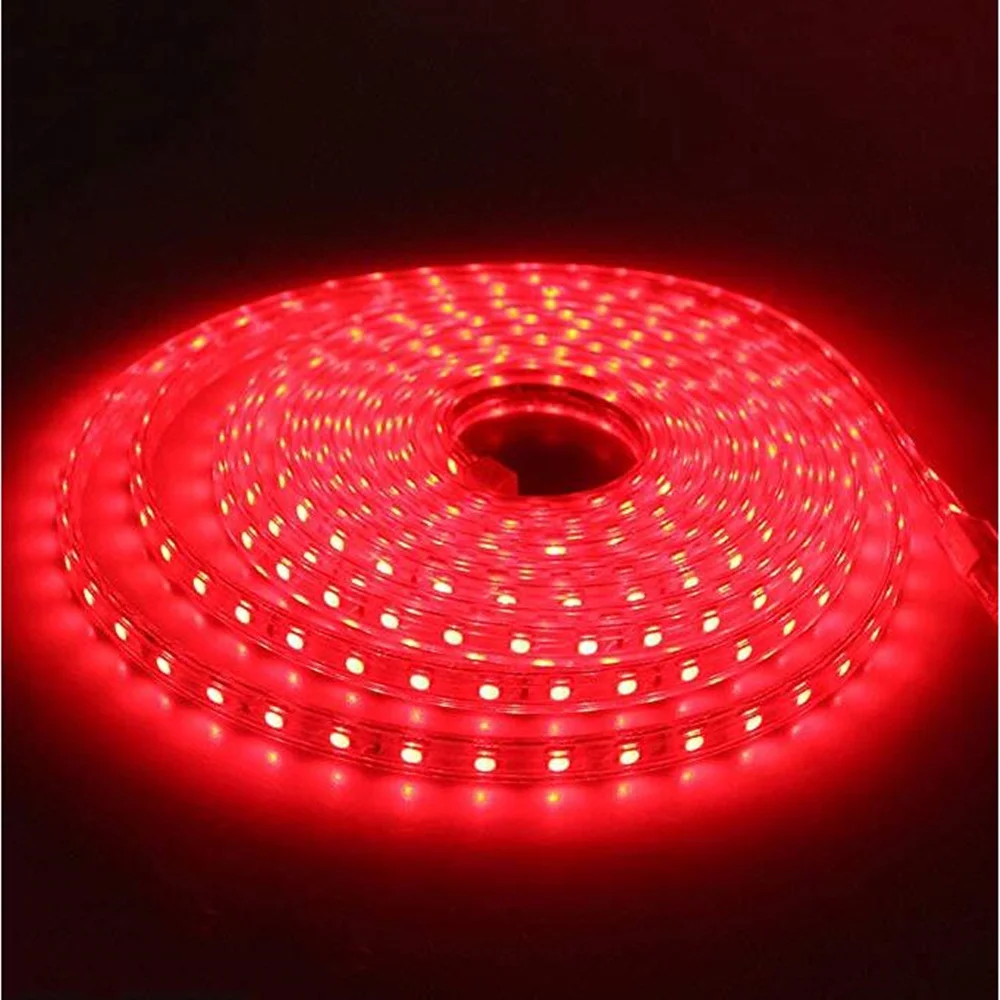 СВЕТОДИОДНАЯ лента SMD 5050 220 В водонепроницаемая декоративная светодиодная лампа