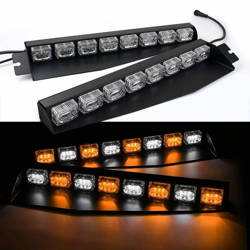 Mansuo желтый/белый светодиодный светильник бар козырек лобового стекла аварийный