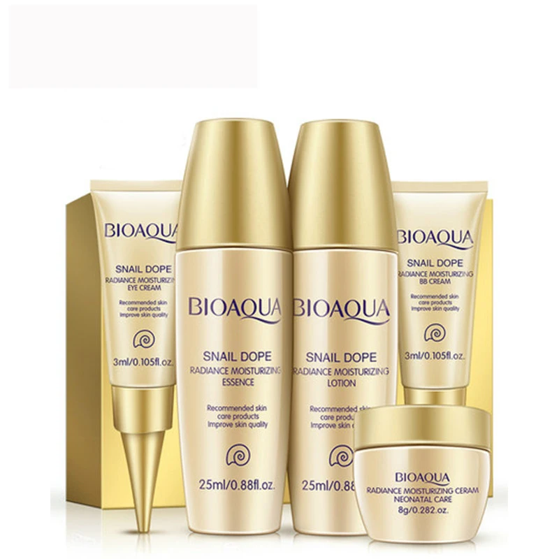 5 шт./компл. увлажняющий отбеливающий крем для лица с экстрактом улитки дорожный