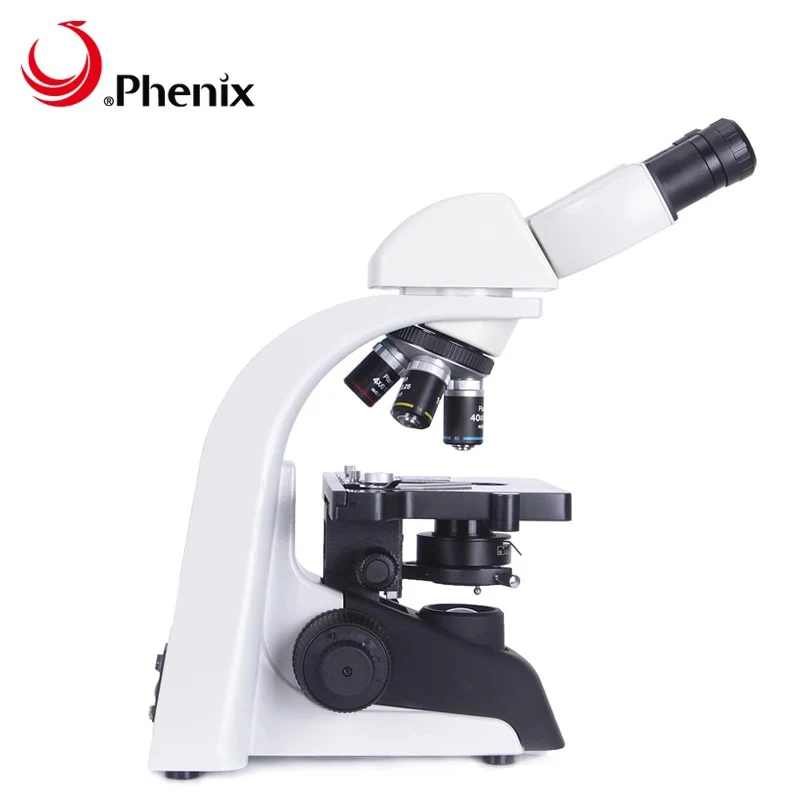 Тринокулярный микроскоп Phenix профессиональная оптическая система Infinity 40X 1600X